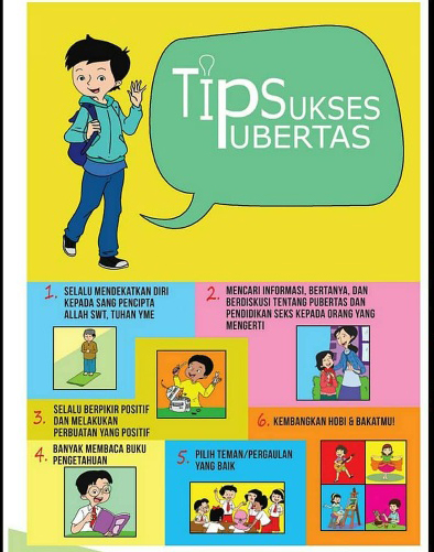 35+ Ide Poster Tips Sukses Pubertas Anak Sd
